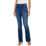 Laurie Felt Women's Tall Silky Denim Boot Cut Jeans Medium Wash XS Tall