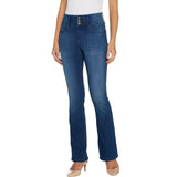Laurie Felt Women's Tall Silky Denim Boot Cut Jeans Medium Wash XS Tall