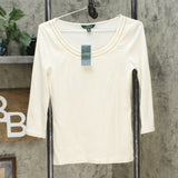 Lauren by Ralph Lauren Women's Ersilla Elbow Sleeve Knit Top