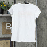 NASA Girls'  Short Sleeve Glitter Graphic T-Shirt Tee