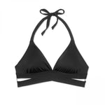 Kona Sol Women's Faux Wrap Halter Bikini Top
