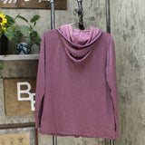 32 Degrees Cool Women's Ultra Soft Full Zip Hoodie Purple XL