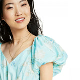 LoveShackFancy For TRGT Women's Estelle Puff Sleeve Dress