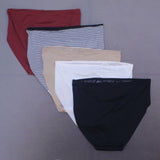 Soma Women's 5 PACK High Leg Vanishing Edge Microfiber Panties