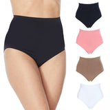 Rhonda Shear 4 Pack Seamless High Waist Ahh Brief Panties
