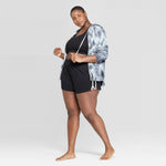 Colsie Women's Plus Size Retro Striped Lounge Pajama Shorts