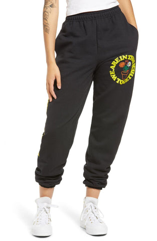 Petals and Peacocks Pull On  In This Together Joggers Sweatpants with Pockets