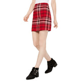 Love, Fire Womens T.D.C. Topson Plaid Mini Skirt