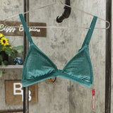 Xhilaration Women's Shine Triangle Bikini Swim Top
