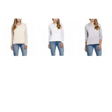 Weatherproof Vintage Women's Lightweight Slub Knit Hoodie T-Shirt