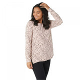 NWT AnyBody Womens 100% Cotton Shibori Long Sleeve Top. A374520-Reg L