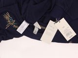 A New Day Women's Embellished Crane Pullover Sweatshirt Navy XXL