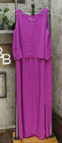 DG2 by Diane Gilman Easy Tank Maxi Dress Purple XL