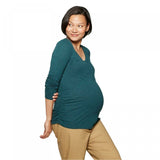 Isabel Maternity by Ingrid & Isabel Long Sleeve Shirred T-Shirt