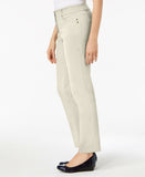 JM Collection Women's Curvy Fit Straight Leg Pants