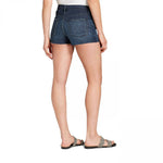 Universal Thread Women's Stretch High-Rise Faded Shortie Short Jean Shorts