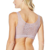 Rhonda Shear Women's Stretch Lace Overlay Bra