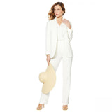 DG2 by Diane Gilman Women's Wrinkle Resistant Gabardine Blazer