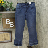 INC International Concepts Double-Ruffle Hem Curvy Ankle Jeans