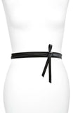 Ada Womens Skinny Leather Wrap Belt