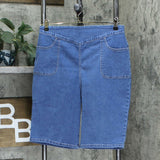 Denim & Co. Women's How Timeless Bermuda Shorts With Pockets