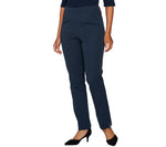 C. Wonder Women's Stretch Twill Pull-On Ankle Length Pants Midnight Blue 10