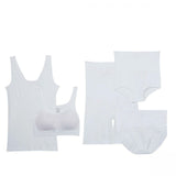 Yummie Women's 5-piece Seamless Wardrobe Essentials White L/XL