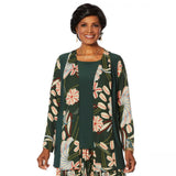 Antthony Women's 2 Piece Jacket and Cap Sleeve Top
