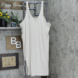 FP Beach by Free People Women's Be Happy Pinafore Dress Light Grey Small