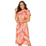Lemon Way Women's Perfect Pima Short Sleeve T-Shirt Dress