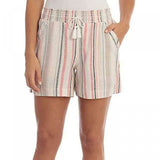 NWT Briggs Women's Smoked Waist Linen Blend Shorts. 1372191 Small