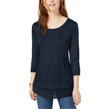 NWT Style & Co Womens Chiffon-Hem Top. 22722IN805 XX-Large