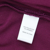 Comfort Code by Cuddl Duds Stretch Jersey Knit Open Front Cardigan Berry L