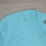 Martha Stewart Women's Long Sleeve V-Neck Sweater with Side Slits