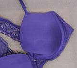 Paramour Women's Carolina Seamless Plunge Contour Lace Back Bra