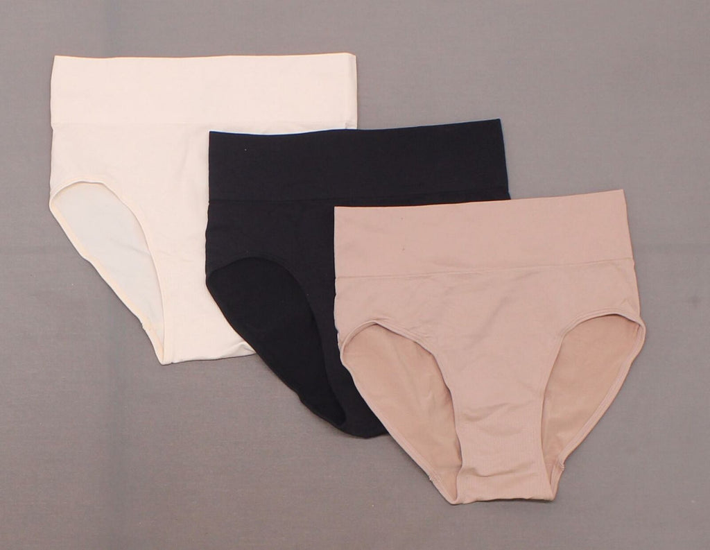 Hanes Premium Women's 3 Pairs Smoothing Seamless Briefs Underwear