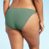 Xhilaration Women's Ribbed Strappy Hipster Bikini Bottom