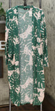 G by Giuliana Women's Printed Hacci Slub Knit Duster Cardigan