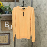 Tasso Elba Men's Pullover Crewneck Elan Sweater Pale Orange Medium