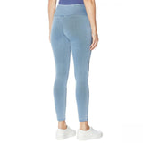 DG2 by Diane Gilman Women's Slim And Sleek Knit Denim Moto Jeggings