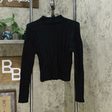 Wild Fable Womens Long Sleeve Pullover Sweater Black Small