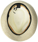 Steve Madden Women's Striped Band Fedora Hat