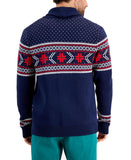 Club Room Men's Novelty Moose Sweater Cardigan