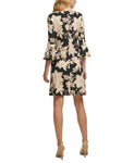 Tommy Hilfiger Women's Bell Sleeve Floral A-Line Dress