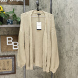 Who What Wear Women's Long Sleeve Chunky Cardigan Sweater