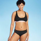 Sunn Lab Swim Women's Strappy Hipster Bikini Bottom Swim Bottom