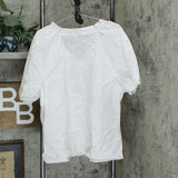 Alfani Plus Size Smocked V-Neck Blouse