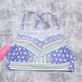 Xhilaration Women's Square Neck High Neck Bikini Top