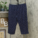 Jane and Bleecker And Bleecker Women's Knit Capri Pajama Sleep Pants Navy Medium