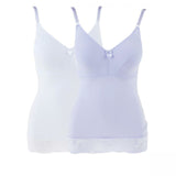 Rhonda Shear 2 Pack Pin Up Camisoles With Lace Trim